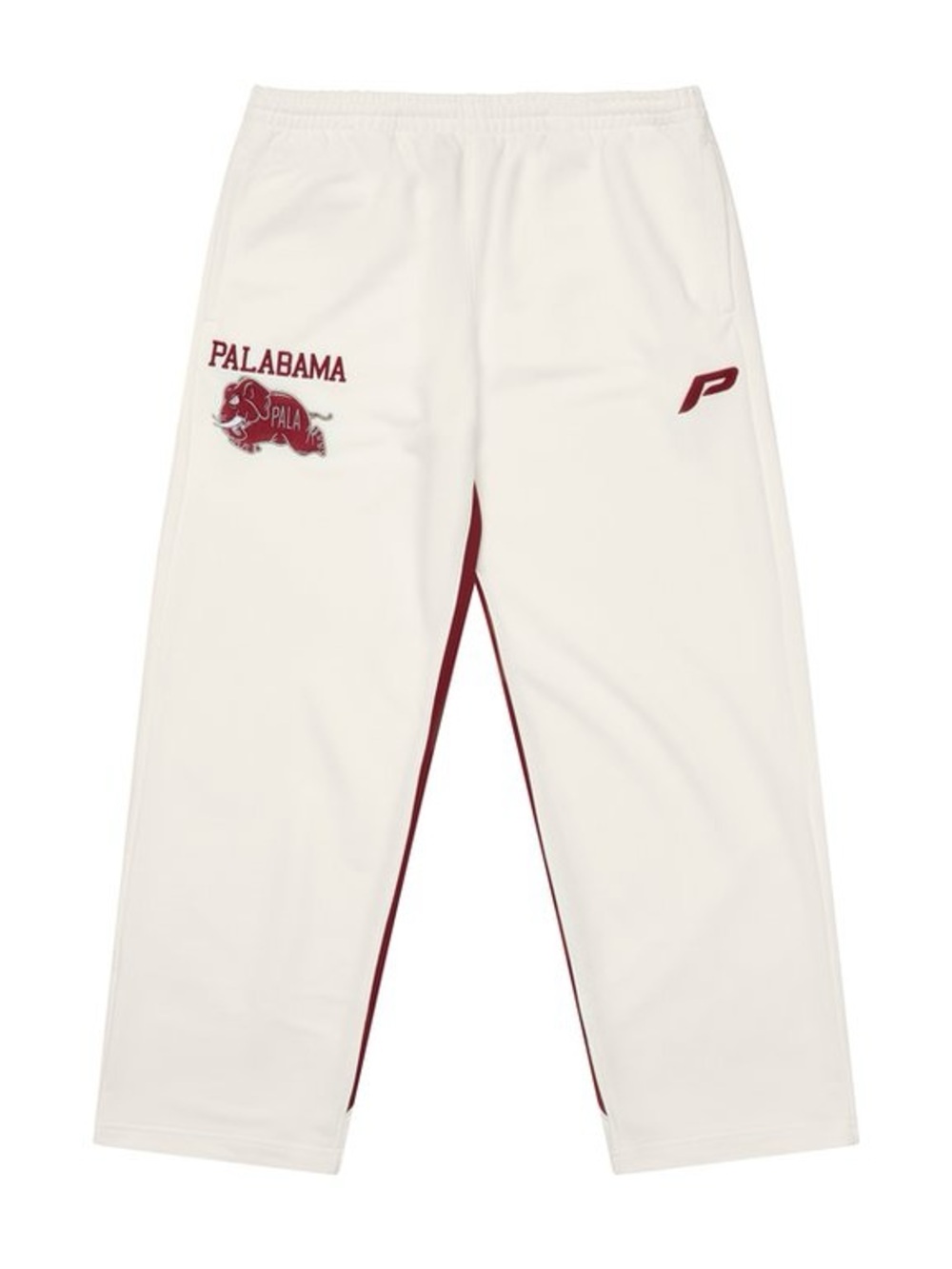 Palace Skateboards Palabama Trouser White Jogger Logo Label Sweatpants Sz Large